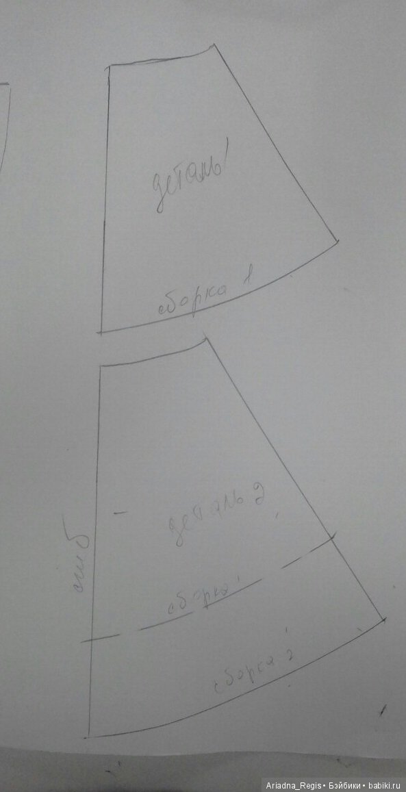 МК по пошиву юбки на БЖД деву 58 см ростом (фото 3)