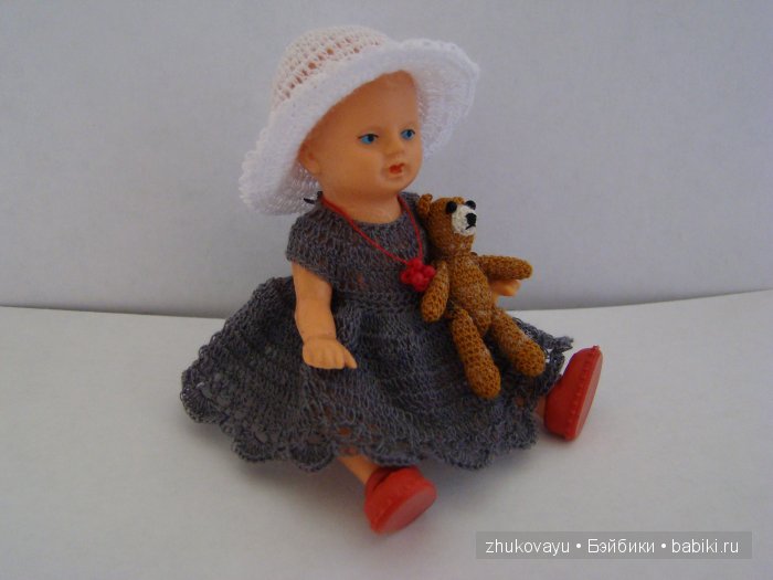 Дюймовочка и её медведик — Одежда и обувь для кукол своими руками: фото