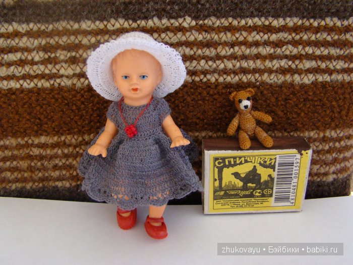Дюймовочка и её медведик — Одежда и обувь для кукол своими руками: фото