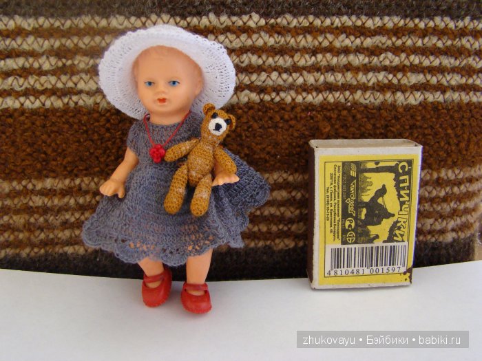 Дюймовочка и её медведик — Одежда и обувь для кукол своими руками: фото (фото 5)
