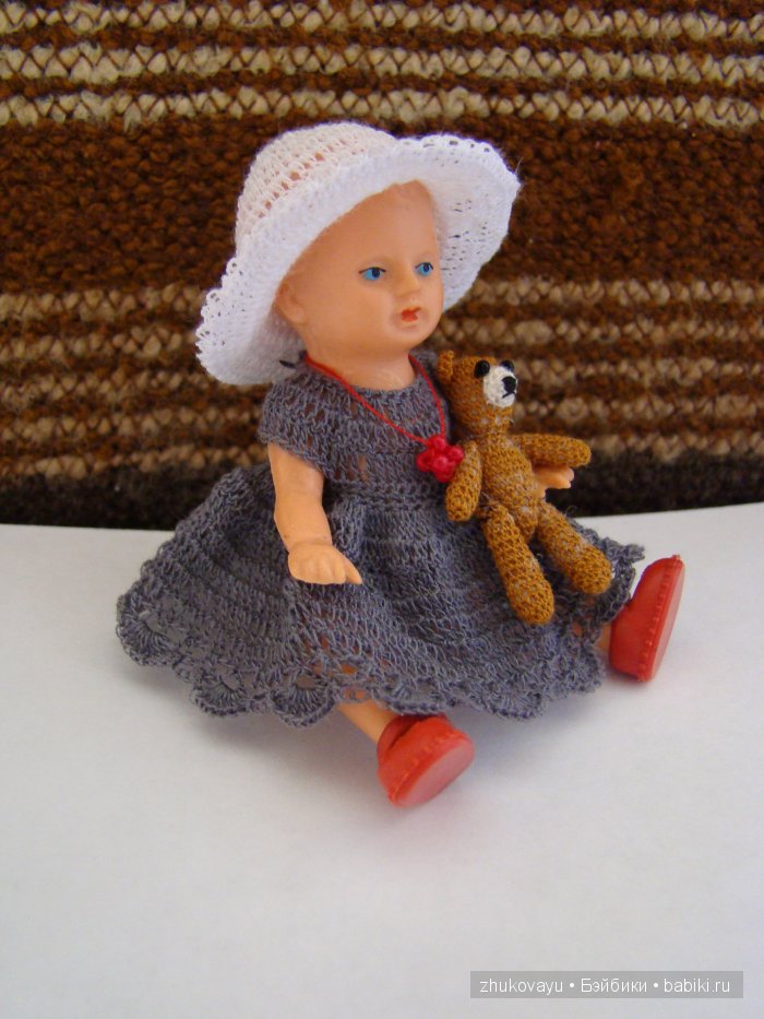 Дюймовочка и её медведик — Одежда и обувь для кукол своими руками: фото (фото 4)