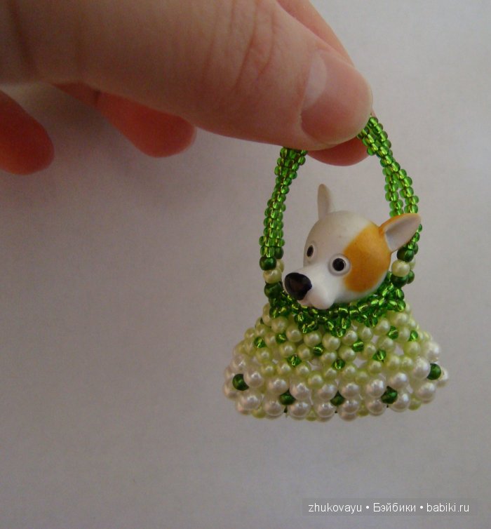 Бисерные кукольные сумочки для леди