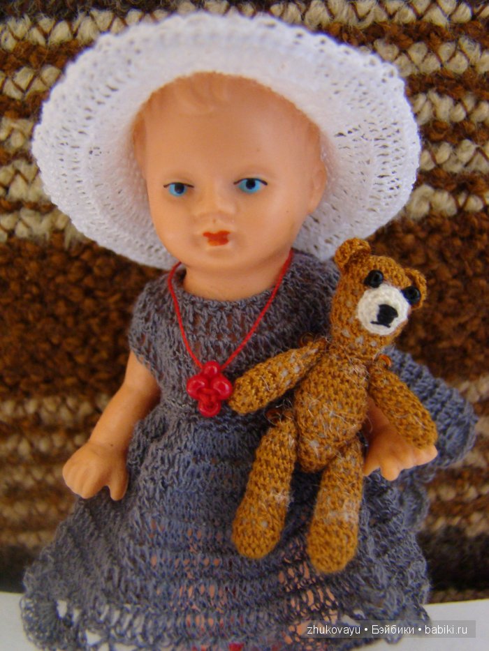 Дюймовочка и её медведик — Одежда и обувь для кукол своими руками: фото (фото 6)