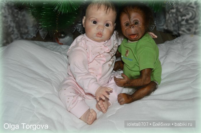 Наша Новогодняя сессия. Кукла реборн Камилла из молда Шанель