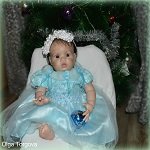 Наша Новогодняя сессия. Кукла реборн Камилла из молда Шанель