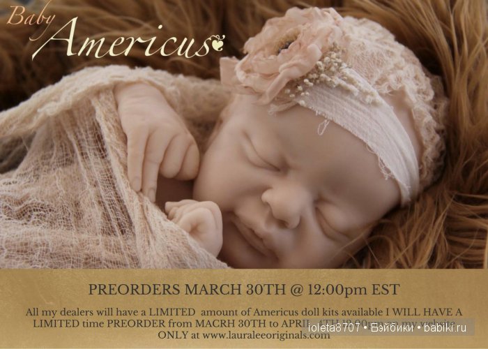 Молд куклы реборн Americus