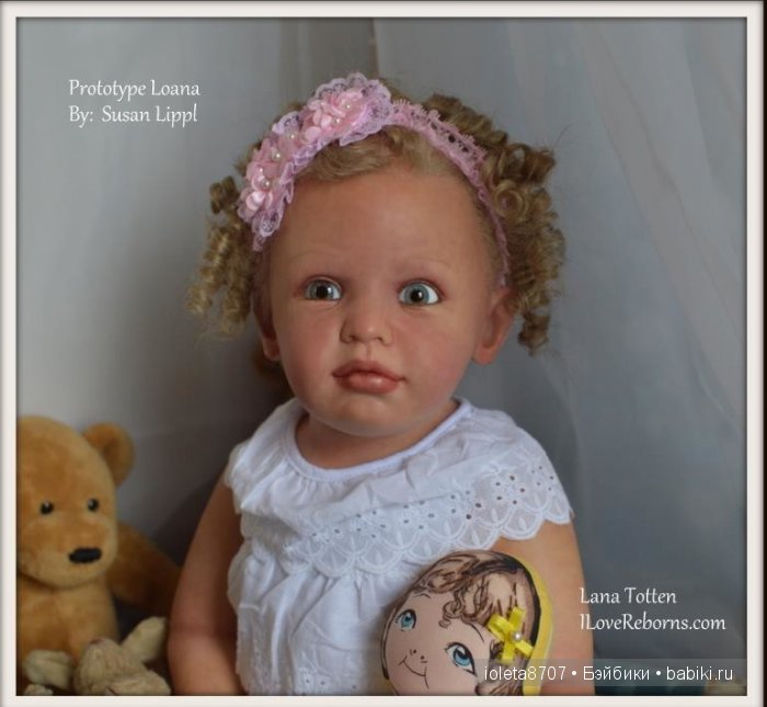 Новый молдик куклы реборн Loana от Susan Lippl (фото 7)