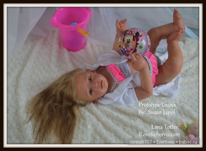 Новый молдик куклы реборн Loana от Susan Lippl (фото 9)