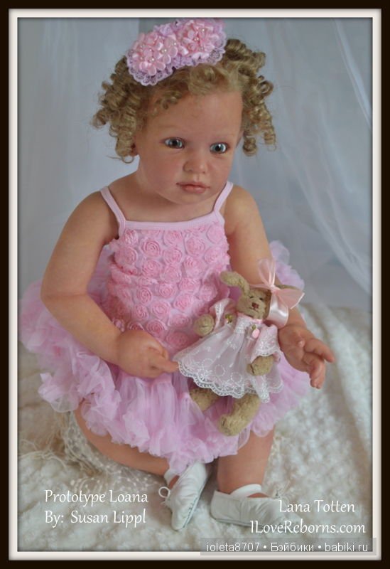 Новый молдик куклы реборн Loana от Susan Lippl (фото 2)