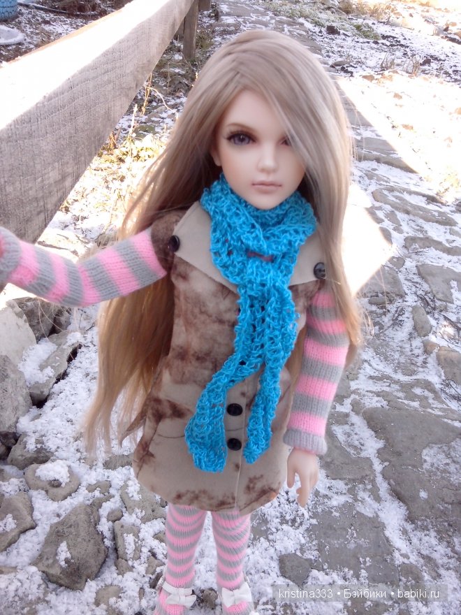 Вышли на прогулку, на снег посмотреть