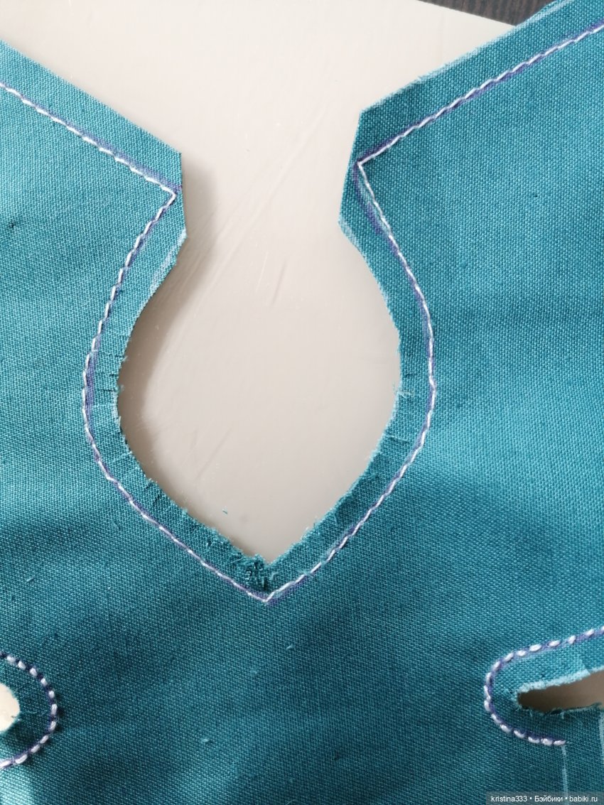 Шьём платье для куклы Паола Рейна 30-32см (фото 7)