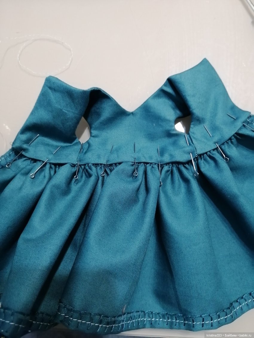 Шьём платье для куклы Паола Рейна 30-32см