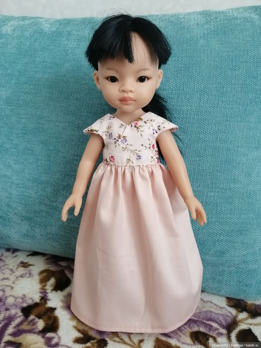 Шьём платье для куклы Паола Рейна 30-32см