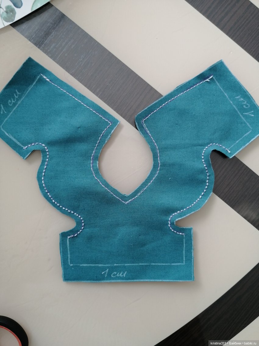 Шьём платье для куклы Паола Рейна 30-32см (фото 6)