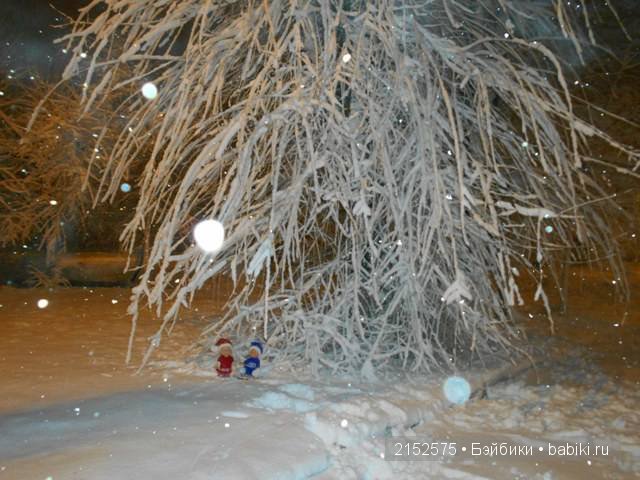 Первый снег. Куклы Galoob baby face (фото 2)