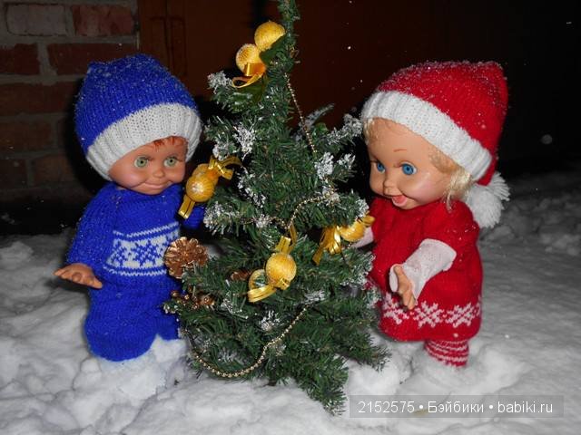 Первый снег. Куклы Galoob baby face (фото 9)