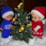 Первый снег. Куклы Galoob baby face