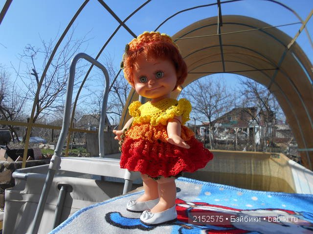 Ожидание лета. Кукла Galoob baby face (фото 4)