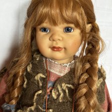 Рыжее солнышко Dorle (Дорле). Коллекционная кукла от Susi Eimer.