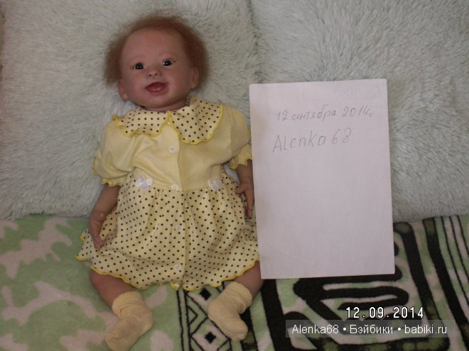 Реборн Анютка от Алёнушки Абахтимовой