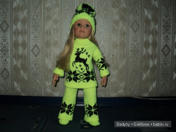 Вот наш новый костюм — Одежда и обувь для кукол своими руками: фото (фото 2)