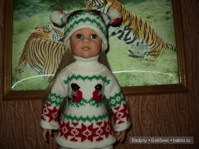 Костюм со снегирями — Одежда и обувь для кукол своими руками: фото (фото 7)