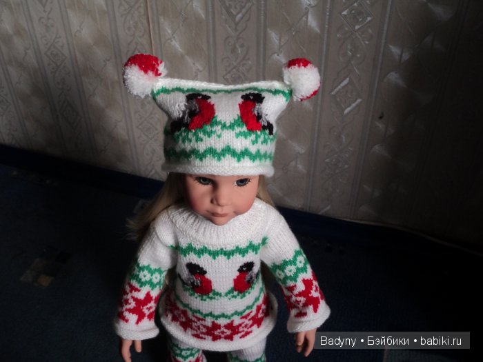 Костюм со снегирями — Одежда и обувь для кукол своими руками: фото (фото 3)
