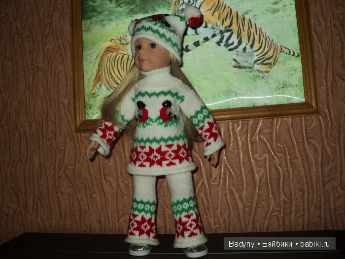 Костюм со снегирями — Одежда и обувь для кукол своими руками: фото (фото 6)