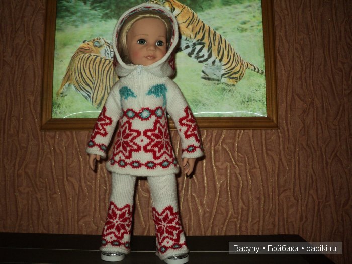 Костюм с капюшоном — Одежда и обувь для кукол своими руками: фото (фото 8)