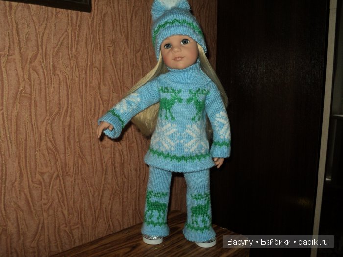 Костюм с лосями — Одежда и обувь для кукол своими руками: фото (фото 7)