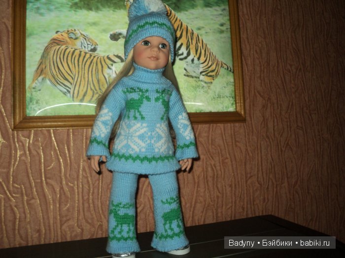 Костюм с лосями — Одежда и обувь для кукол своими руками: фото (фото 3)