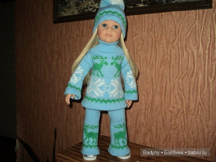 Костюм с лосями — Одежда и обувь для кукол своими руками: фото (фото 8)
