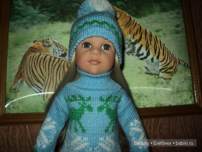 Костюм с лосями — Одежда и обувь для кукол своими руками: фото (фото 5)