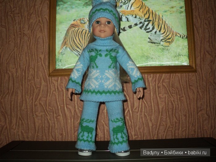 Костюм с лосями — Одежда и обувь для кукол своими руками: фото