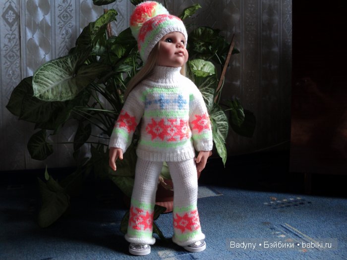 Лыжный костюм номер 2 — Одежда и обувь для кукол своими руками: фото (фото 7)