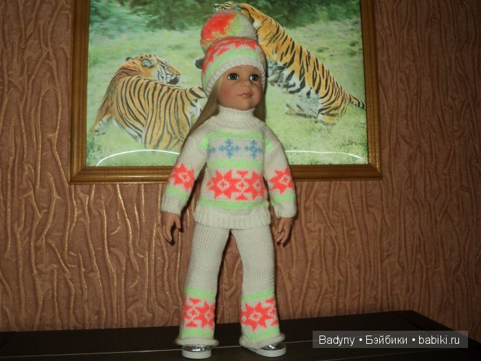 Лыжный костюм номер 2 — Одежда и обувь для кукол своими руками: фото (фото 6)