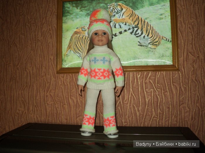 Лыжный костюм номер 2 — Одежда и обувь для кукол своими руками: фото (фото 2)