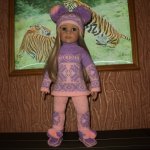 Девочки у нас новый костюм.