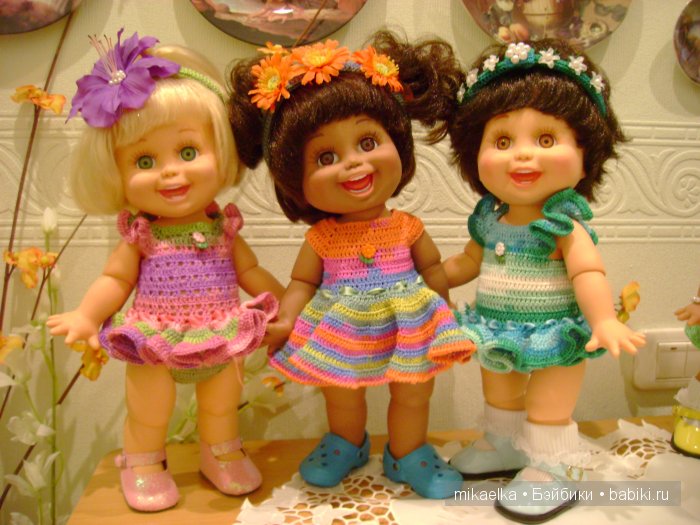 Вяжу...вяжу...Наряды для Фейсинок