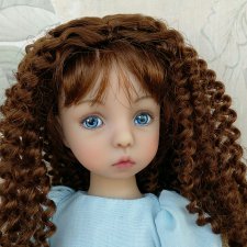 Красная Шапочка. Перерисовка шарнирной куколки от Дианы Эффнер