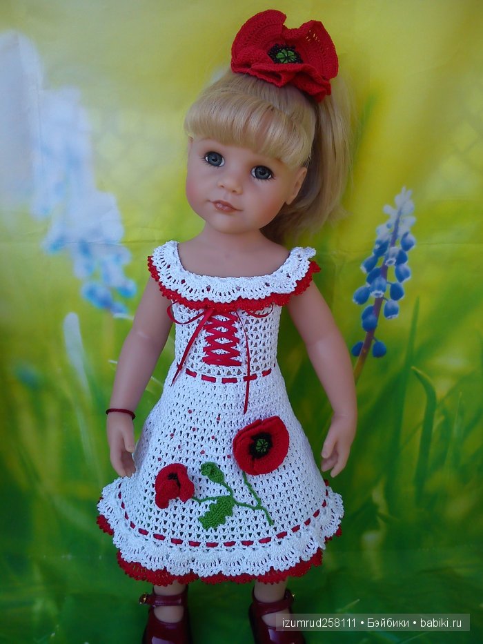 Цветы для "Gotz" — Одежда и обувь для кукол своими руками: фото