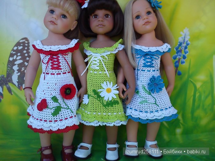 Цветы для "Gotz" — Одежда и обувь для кукол своими руками: фото (фото 4)