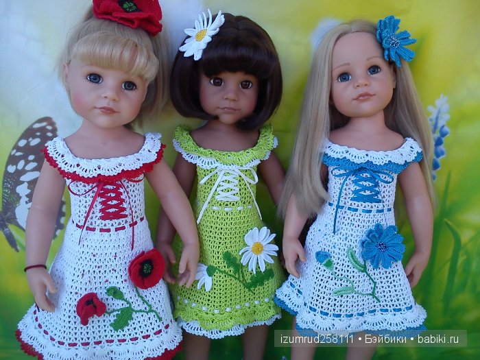 Цветы для "Gotz" — Одежда и обувь для кукол своими руками: фото (фото 5)
