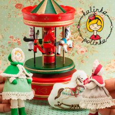 Куклы с винтажных открыток. Мастер-класс