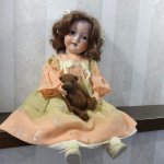 Антикварная кукла Амелия - маленькая принцесса. Armand Marseille