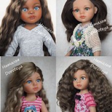 И снова я с куклами Paola Reina. Немного их преобразила