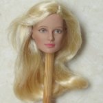 Парик блонд без челки для кукол Тоннер(Tonner) фабричный размер 5-6