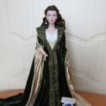 Scarlett Dressing Gown Tonner doll/кукла Скарлетт в зеленом халате Тоннер
