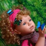 Девочка-огонёчек Кенделл от Carmen Gonzales