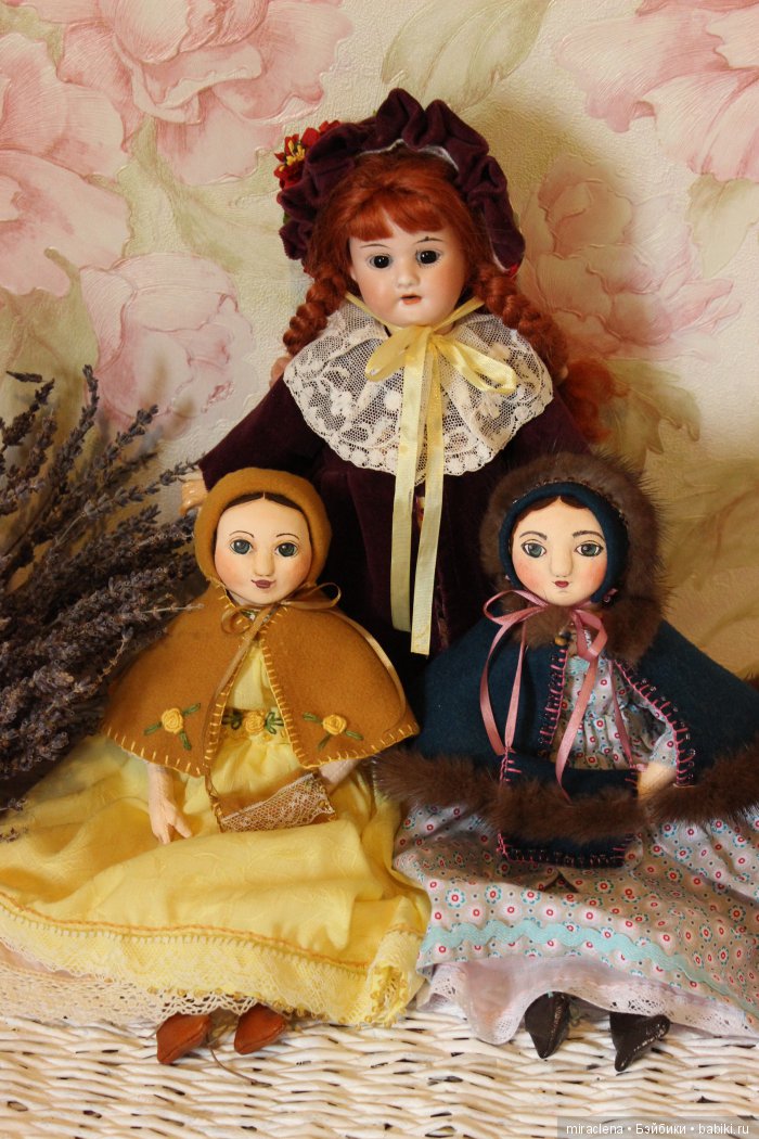 Осенние Изанки — Авторские куклы в антикварном стиле: будуарные